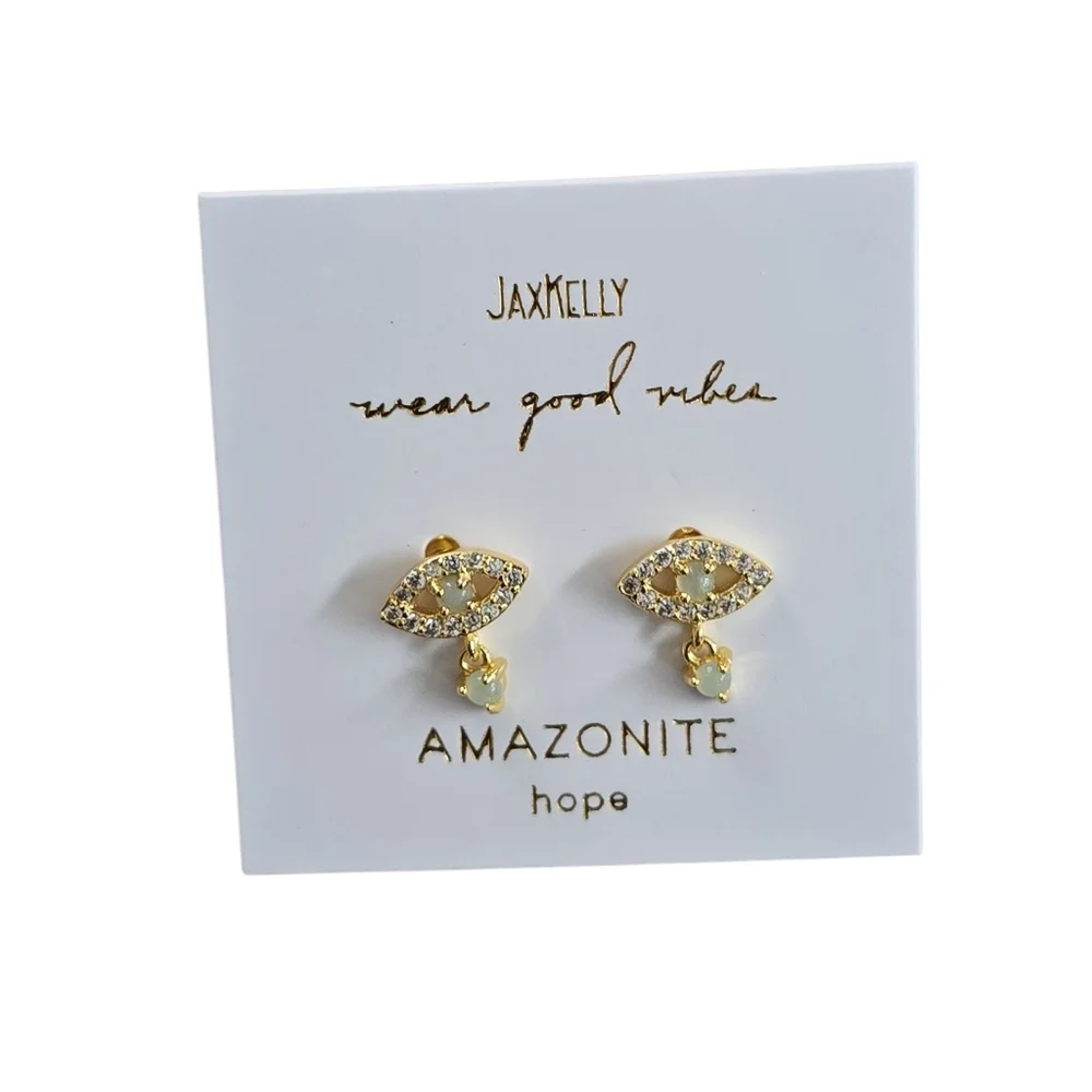 Jax Kelly Amazonite Hope‎ Evil Eye| New!
